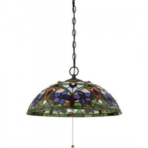 Quoizel TFVT1820VB Violets Pendant down tiffany 20"d Pendant