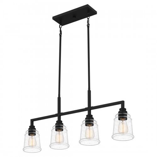 Quoizel MCI433MBK McIntire Island 4 lights matte black Island Light