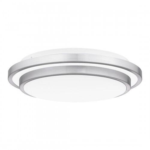 Quoizel IVG1614BRA Irving Flushmount led brushed aluminum Semi-Flush Mount