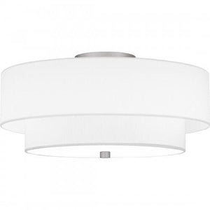 Quoizel QSF6177BN Quoizel Semi-Flush Mount Semi flush 2 lights brushed nickel. Semi-Flush Mount