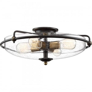 Quoizel GFC1621PN Griffin Flush mount 21"d palladian bronze Flush Mount