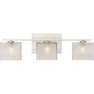 Quoizel WCP8603BN Westcap Bath fixture 3 light brushed nickel Bath Light