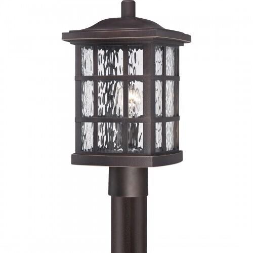 Quoizel SNN9009PN Stonington Outdoor post plld brnz Outdoor Lantern
