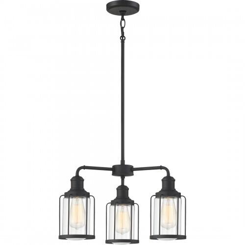 Quoizel LUD5020EK Ludlow Chandelier 3 light earth black Chandelier