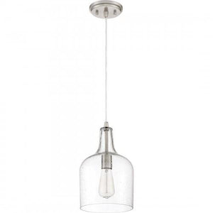 Quoizel QPP3402BN Anson Mini pendant  brushed nickel  8"d Mini Pendant