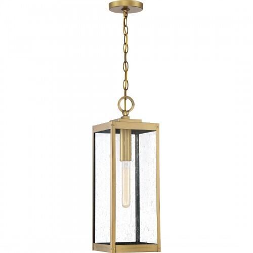 Quoizel WVR1907A Westover Outdoor hanging 1 light antique brass Outdoor Lantern