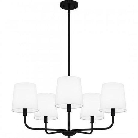 Quoizel GGR5028MBK Gallagher Chandelier 5 lights matte black Chandelier