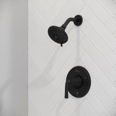 Pfister Matte Black 1-handle Shower Only Trim LG89-7MCAB
