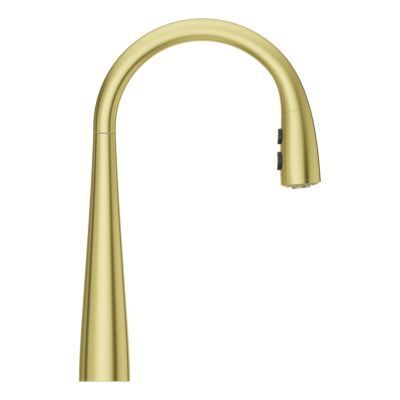 Pfister Brushed Gold 1-handle Pull-down Kitchen Faucet