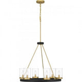 Quoizel GRL5026MBK Greeley Chandelier 6 lights matte black Chandelier