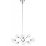 Quoizel PCSB5009C Spellbound 9 light chandelier chrome Chandelier