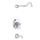 Gerber D502157LSBNTC Brushed Nickel Opulence Tub & Shower Trim Kit, Without Showerhead
