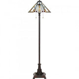 Quoizel TFMK9362VA Maybeck Floor lamp tiffany 2 light valiant bronz Floor Lamp