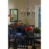 Quoizel HK5005TC Holbrook Chandelier tuscan brown 5lts Chandelier