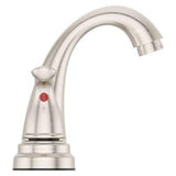 Pfirst Series 2-Handle 4" Centerset Bathroom Faucet in Brushed Nickel