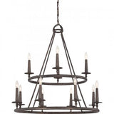 Quoizel VYR5012ML Voyager Chandelier 12 light malaga Chandelier