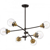 Quoizel TNC5006WT Trance 6 light chandelier western bronze Chandelier