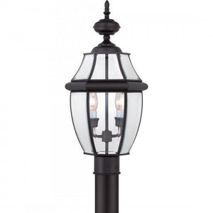 Quoizel NY9042K Newbury Outdoor post myst blck 2l Outdoor Lantern
