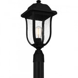 Quoizel MUL9009MBK Mulberry Outdoor post 1 light matte black Outdoor Lantern