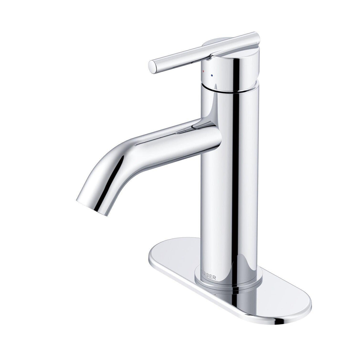 Gerber D225458BB Parma Single Handle Bathroom Faucet With Metal Touch Down Drain ...