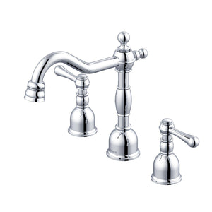 Gerber D303257BN Brushed Nickel Opulence Two Handle Widespread Lavatory Faucet