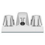 Pfirst Series 2-Handle 4" Centerset Bathroom Faucet in Polished Chrome