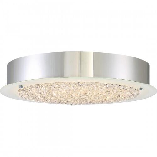 Quoizel PCBZ1616C Blaze Flush mount polished chrome 16"d Flush Mount