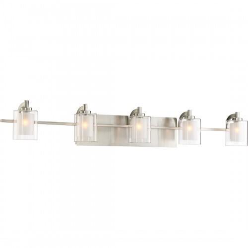 Quoizel KLT8605BNLED Kolt Led bath  fixture 5 light brsh nikl Bath Light