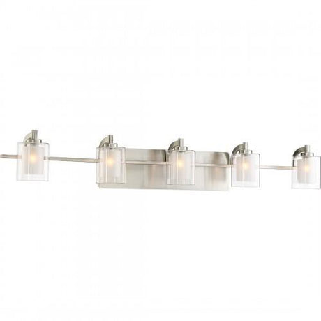 Quoizel KLT8605BNLED Kolt Led bath  fixture 5 light brsh nikl Bath Light