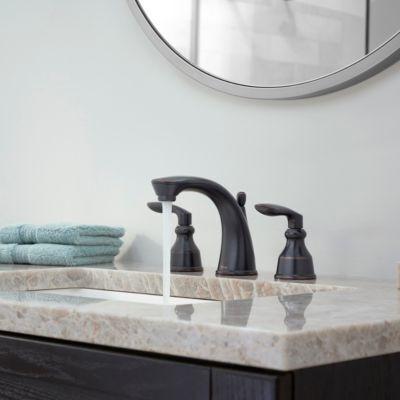 Pfister Tuscan Bronze Avalon Widespread Lavatory Faucet LG49-CB1Y