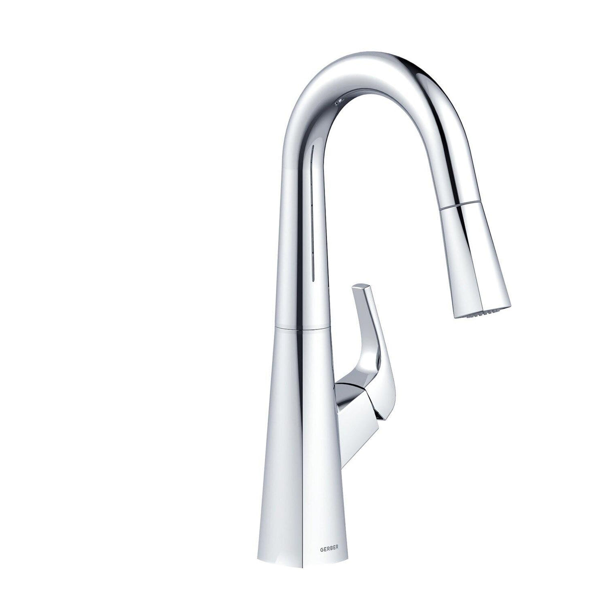 Gerber D150518 Chrome Vaughn Single Handle Pull-down Prep Faucet