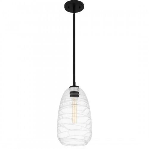 Quoizel QPP6165MBK Quoizel Piccolo Pendant Mini pendant 1 light matte black Mini Pendant