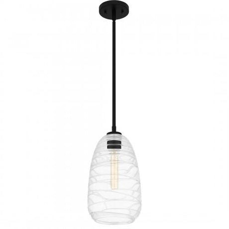 Quoizel QPP6165MBK Quoizel Piccolo Pendant Mini pendant 1 light matte black Mini Pendant