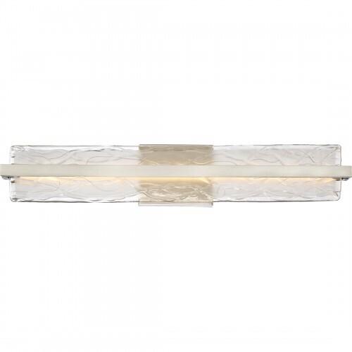 Quoizel PCGL8530BN Glacial Bath fixture led  brushed nickel Bath Light