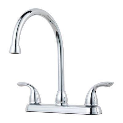 Pfister Polished Chrome Pfirst Series 2-handle Kitchen Faucet G136-2000