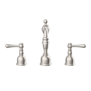 Gerber D303257BN Brushed Nickel Opulence Two Handle Widespread Lavatory Faucet