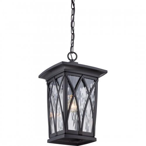 Quoizel GVR1910K Grover Outdoor hanging mystic black Outdoor Lantern