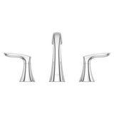 Weller 2-Handle 8 in. Widespread Bathroom Faucet in Polished Chrome