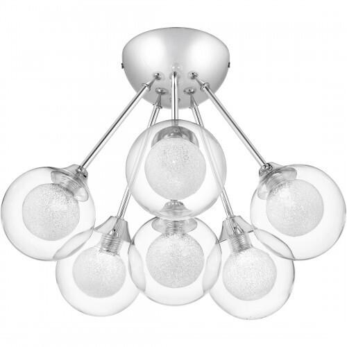 Quoizel PCSB1716C Spellbound Semi-flush 6 light polished chrome Semi-Flush Mount