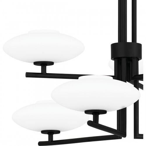 Quoizel QCH5577MBK Quoizel Chandelier Chandelier 6 lights matte black Chandelier