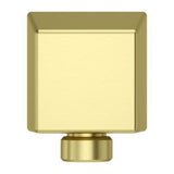 Shower Square Drop Elbow in Brushed Gold