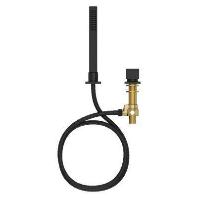 Pfister Matte Black Roman Tub Handshower With Diverter LG16-VRVB