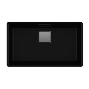 FRANKE PKG11031ONY Peak 32.0-in. x 18.8-in. Onyx Granite Undermount Single Bowl Kitchen Sink - PKG11031ONY In Onyx