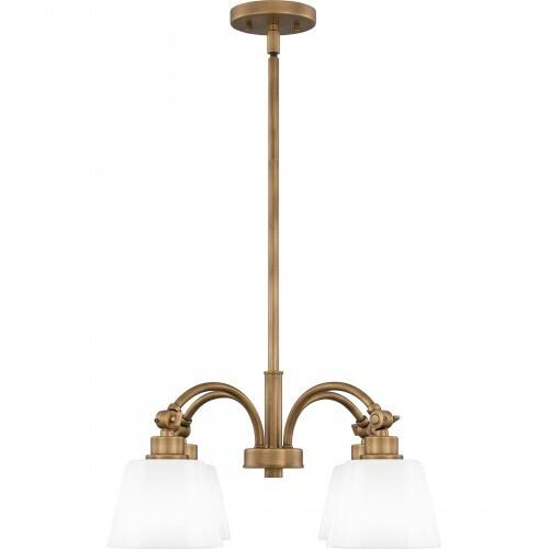 Quoizel QP6157WS Quoizel Pendant Chandelier 4 lights weathered brass Pendant