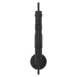Lita 2-Handle 1-Hole Potfiller Kitchen Faucet in Matte Black