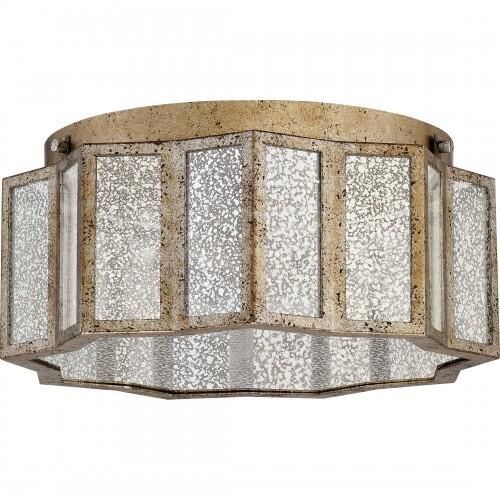 Quoizel SRE1616AGL Shrine Flush mount 16"d aged gold Flush Mount