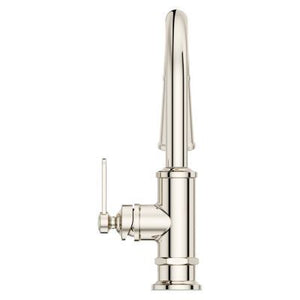 Pfister Polished Nickel 1-handle Pull-down Bar/prep Kitchen Faucet GT572-TDD