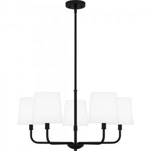 Quoizel GGR5028MBK Gallagher Chandelier 5 lights matte black Chandelier