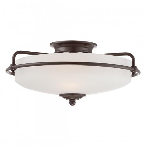 Quoizel GF1617PN Griffin Flush mount plldg brnz Flush Mount