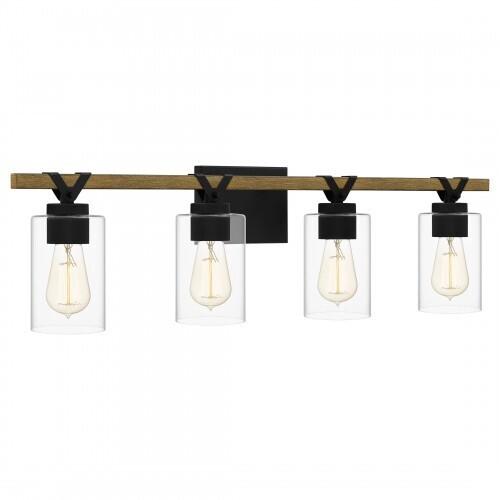 Quoizel DEVN8632MBK Devon Court Bath 4 lights matte black Bath